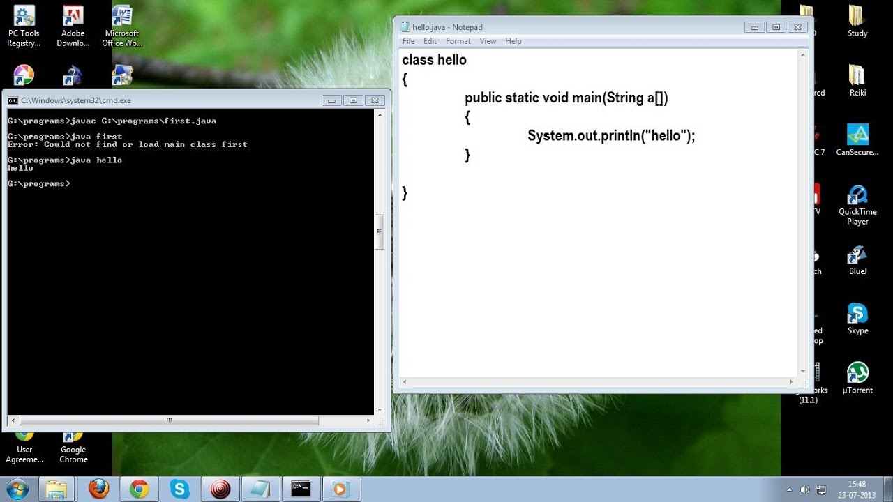 How to run java programs on command prompt(without actually knowing cmd ...