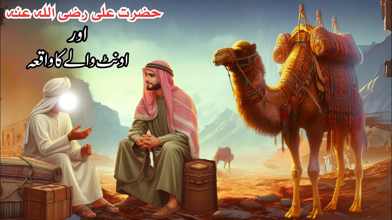 Ali R R Incident of Hazrat Ali (R.A) and camel man | Hazrat Ali (R.A) aur ont ...