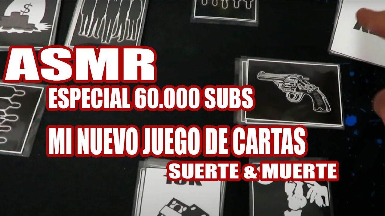 ASMR | Especial 60k - Mi nuevo juego de cartas GRATIS (Prototipo)