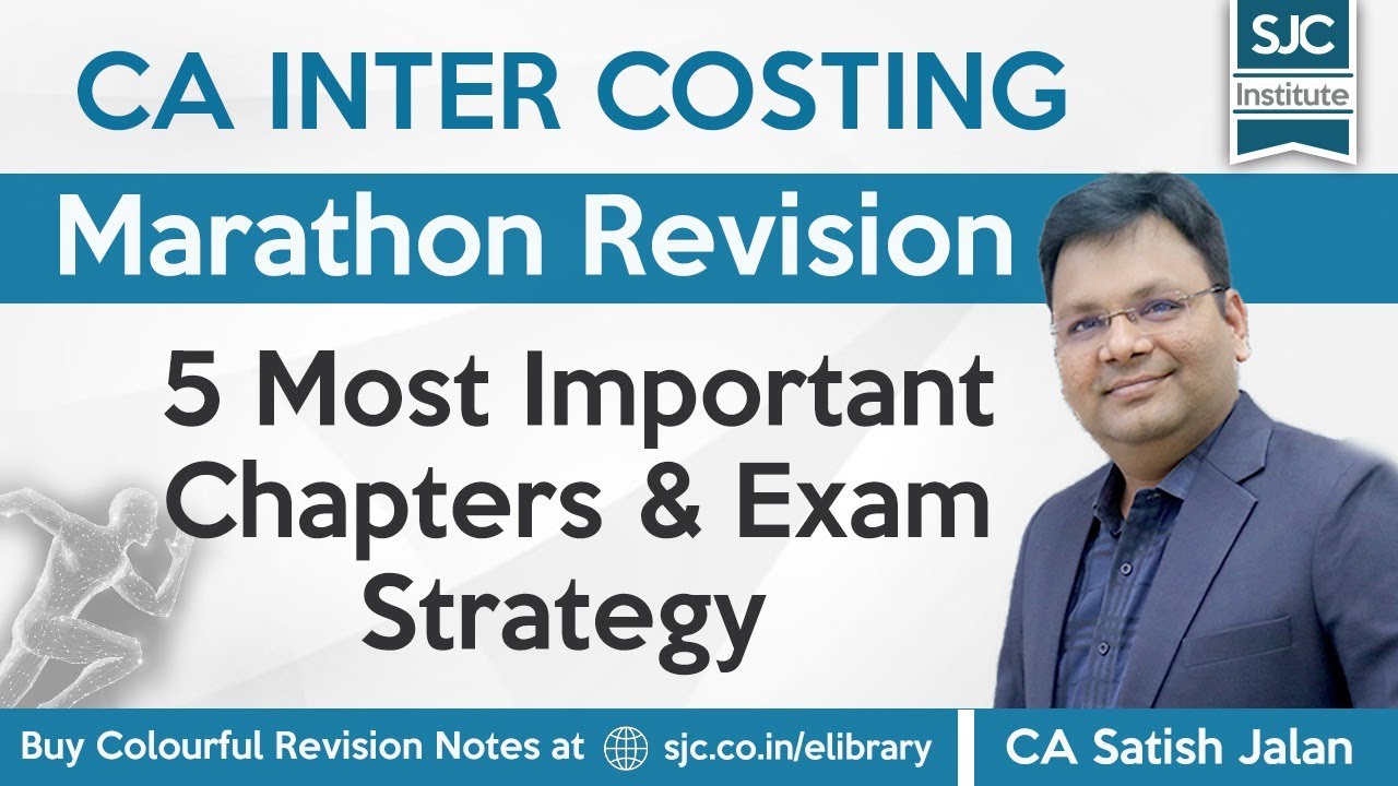 Marathon Revision | CA Inter Costing | ABC | Budget | Contract | Cost ...