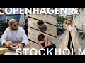 SCANDINAVIA VLOG | Exploring Copenhagen + Stockholm and finally opening up about struggles we faced