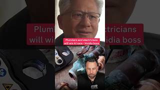 Nvidia's CEO Says Electricians andPlumbers Will Win The AI Race #investing #wealthbuilding #react