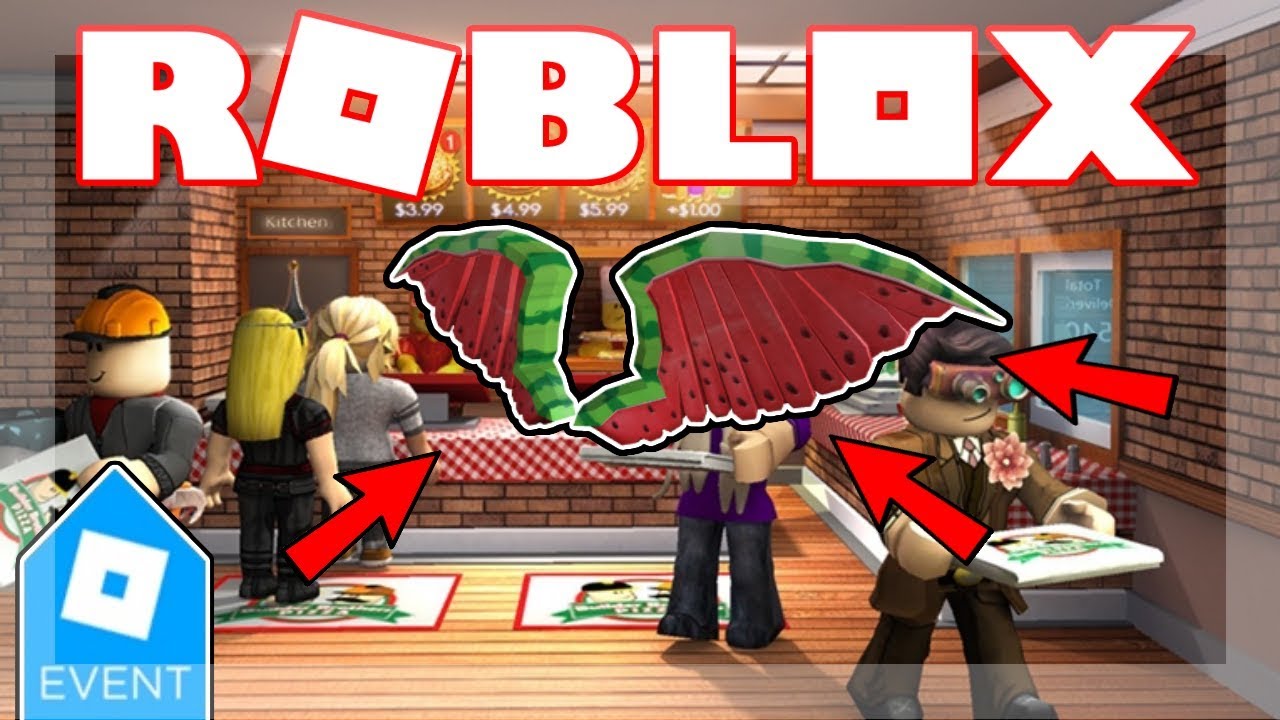 Pizza Party Event Ended How To Get Watermelon Wings Roblox Youtube - how to get watermelon wings on roblox