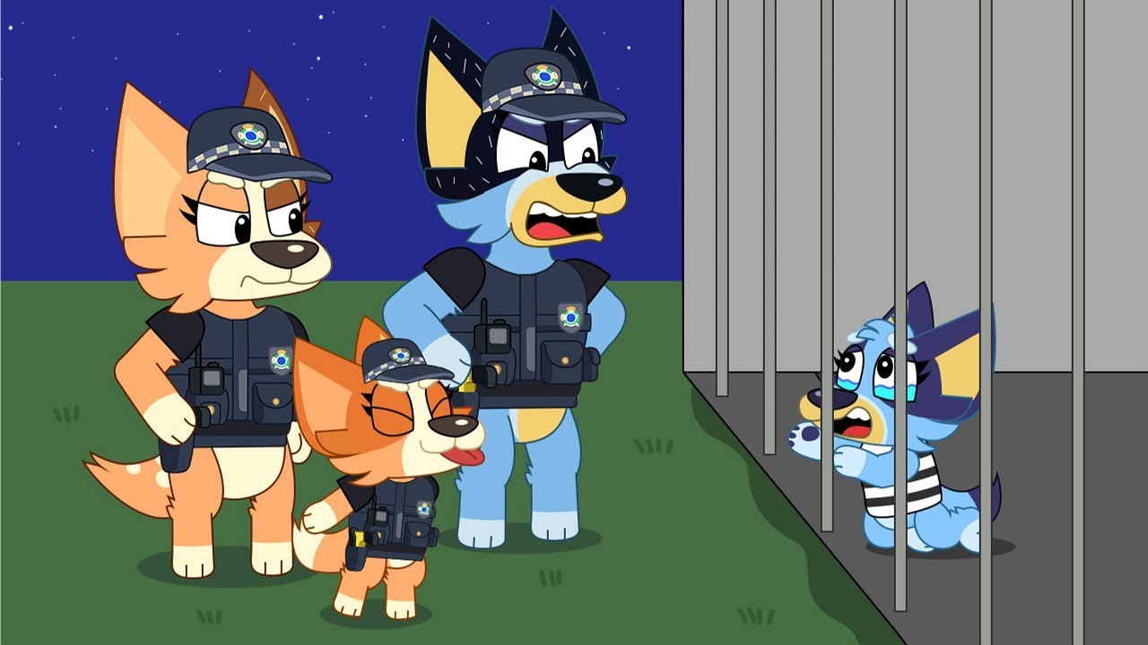 Mummy Cat Police! Bluey Cat Is Not A Thief - Bluey Cat