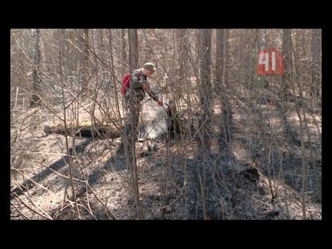 Горит торф на Химмаше