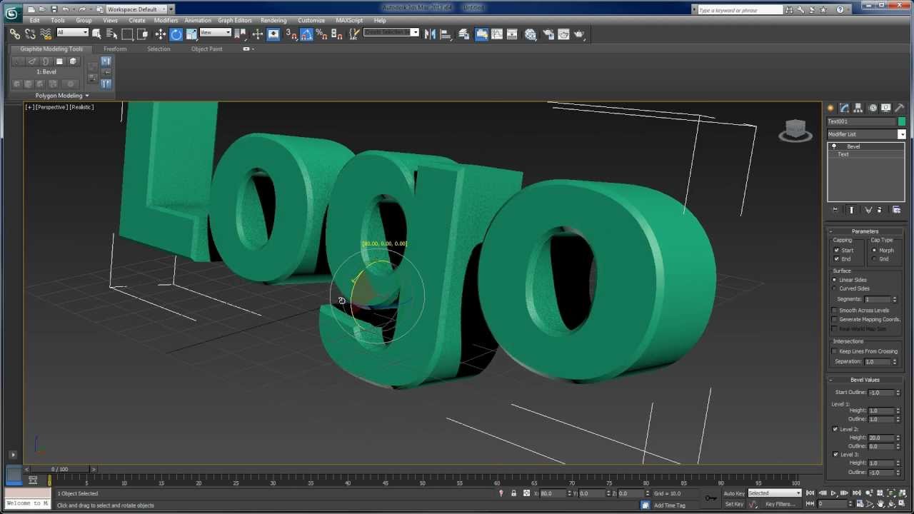 3D Text Animation With 3ds Max YouTube