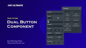 Dual Button Component For Oxygen Builder