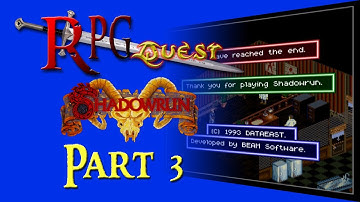 RPG Quest #89: Shadowrun (SNES) Part 3
