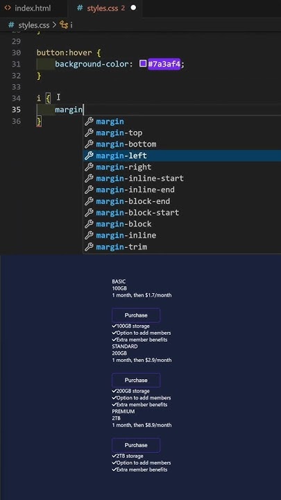 Creating A Cool HTML & CSS Pricing Cards Component #html #css # ...
