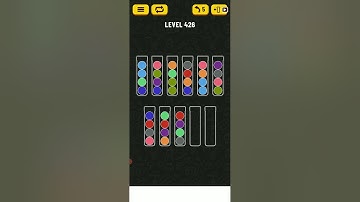 Ball sort puzzle level 426 #shorts #trending