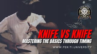Pekiti Tirsia Kali FUNDAMENTALS | Mastering the Basics with a Single Knife TIMING DRILL
