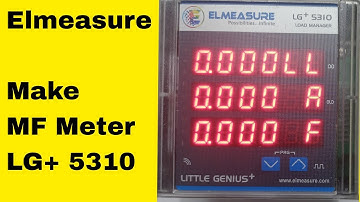 Elmeasure MF Meter LG+ 5310 Parameter Setting