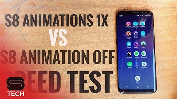 S8 animation 1x Vs S8 animation Off Speed test
