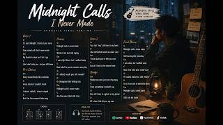 Midnight Calls I Never Made  (Official Acoustic Style viral)