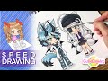 Speed drawing; Gachalife character you requested!#32 /Copic marker/Drawing your OC!