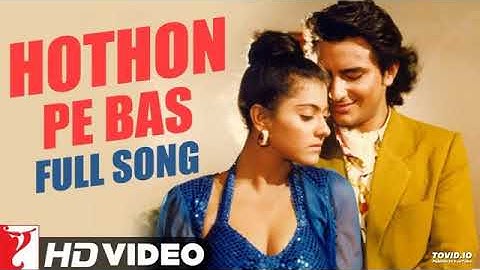 Honthon Pe Bas Lyrical- Yeh Dillagi | Kajol & Saif Ali Khan | Kumar Sanu and Lata Mangeshkar