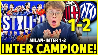  Game Over Linter E Campione Ditalia Milan-Inter 1-2 Tricolore In Faccia E Finita