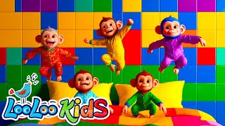 Five Little Monkeys - Action Songs 🐵 BEST of Toddler Fun Nursery Rhymes - Kids Songs