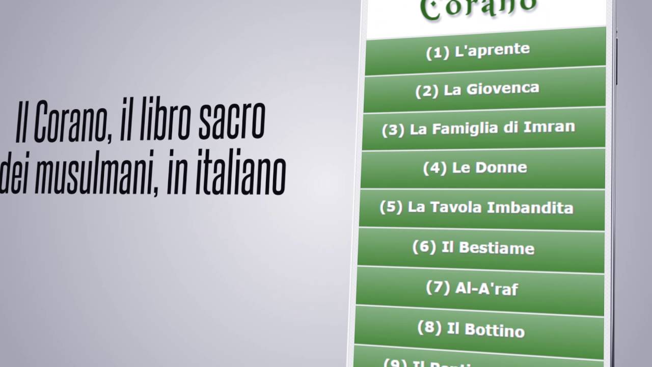Corano Italiano YouTube Corano Italiano YouTube