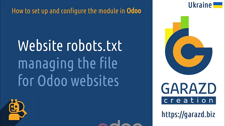 How to set up a robots.txt file for an Odoo website and allow or disallow crawlers from indexing