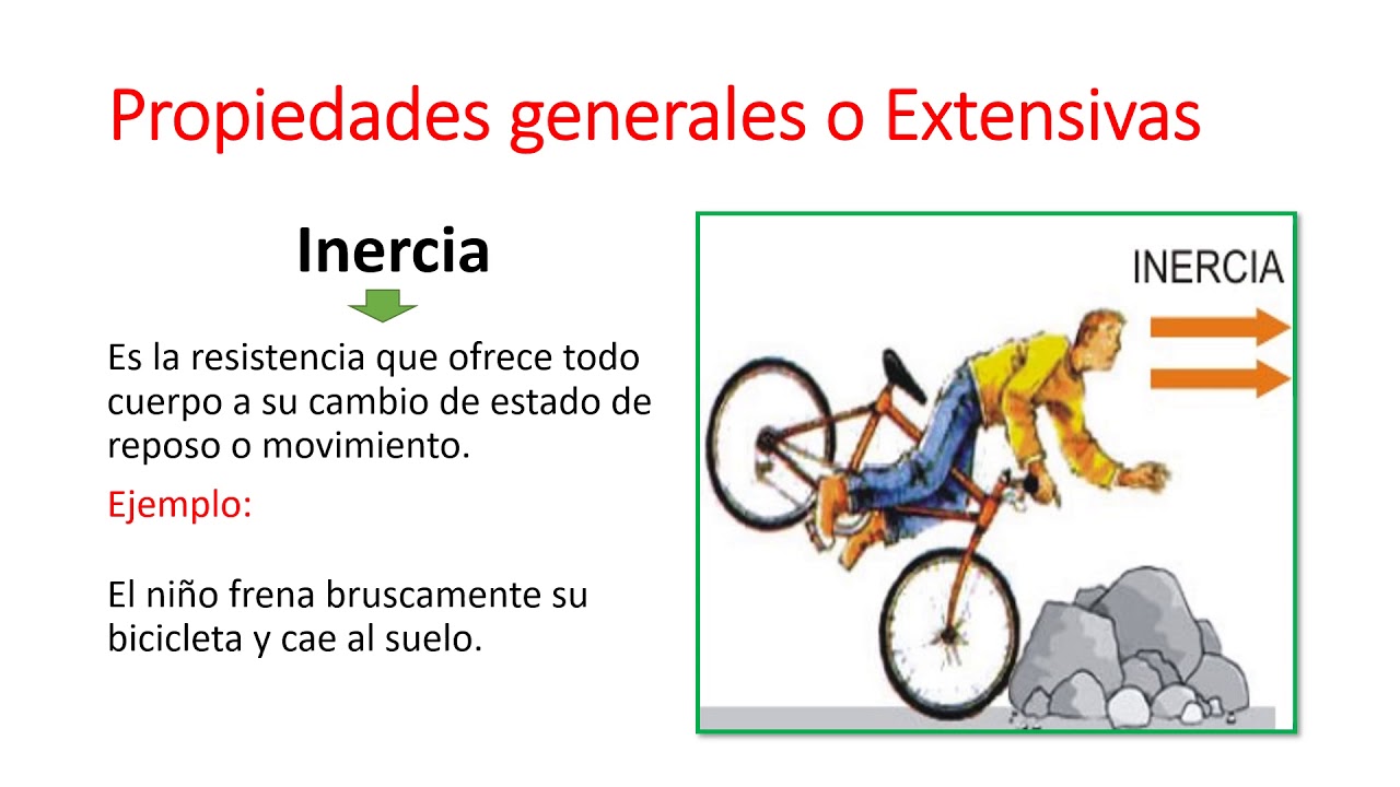 La Inercia Es Una Propiedad Extensiva De La Materia www.youtube.com
