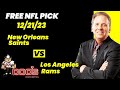 NFL Picks - New Orleans Saints vs Los Angeles Rams Prediction, 12/21/2023 Week 16 NFL Free Picks