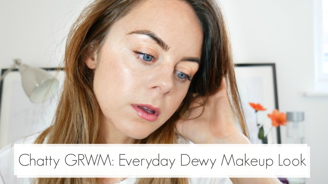 GRWM Chatty Everyday Dewy Makeup Look Mineral Makeup Tutorial