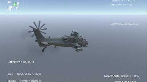 Silantro Unity3D Helicopter Simulator: Advanced Targeting and Weapons System Test