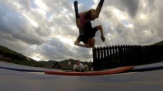 Tuckers First Double Backflip - GoPro Silver Slow Motion