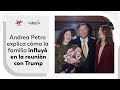 Andrea Petro revela el papel familiar detrás del éxito de la reunión de Petro y Trump en Washington