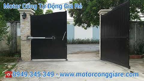 Cửa Cổng Tự Động Mở 2 4 Cánh, Sensor Cảm Biến An Toàn Tự Dừng