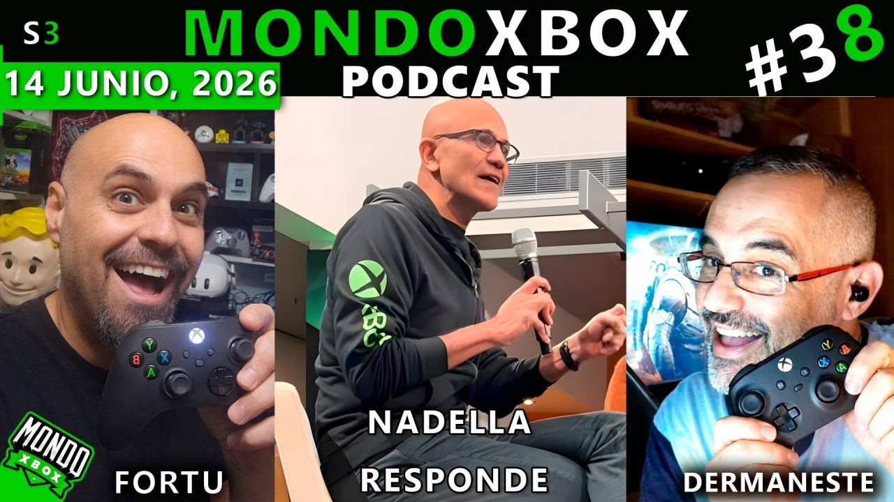 🔴MondoXbox Podcast S3 #38, Memorandum de Asha, entrevista de Nadella, el futuro de XBOX episode artwork