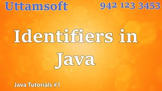 java identifiers | identifiers in java | identifiers in java in hindi | java identifires in hindi