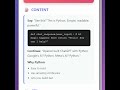 1.1 : Python Runs ChatGPT - Here's Why