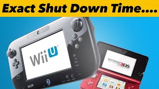 Exact SHUT DOWN Time For Wii U & 3DS Online Services