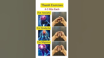 Thumbnail of 3 Simple Exercises For HEADACHE , MIGRAINE, - Best Exercises for Anxiety,  PAIN RELIEF | trimukyoga