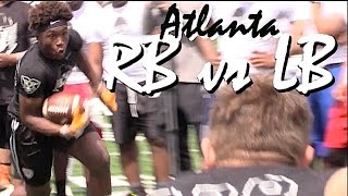 🔥🔥 Nike Football Opening Regionals | Atlanta | LB vs RB - 1v1s | 2017