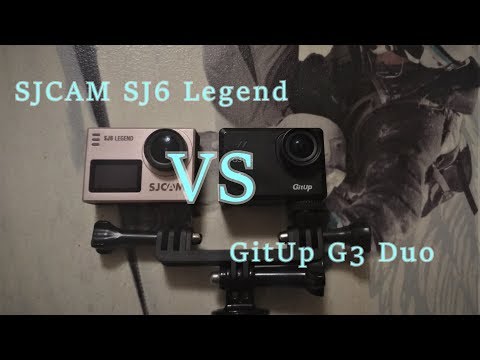 GitUp G3 Duo VS SJCAM SJ6 Legend. Видео сравнение экшн камер