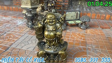 🔴🟣🔵phật di lặc tài lộc cặp bình 🍇 sóc. Vòng dạ minh châu. Gà trống bên hoa cúc. Chuyên đồng sưu tầm