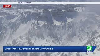LIVE | LiveCopter 3 heads to deadly avalanche site