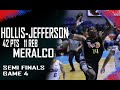 Rondae jeffersonhollis full highlights 42 pts 11 reb vs meralco bolts  3312023  semifinals