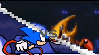 Cutscene from ,,Sonic hoshi" (original vs 2d animation).