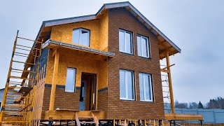 ПРОСТОЙ, НЕДОРОГОЙ и НАДЁЖНЫЙ ФАСАД своими руками! Монтаж фасада от А до Я! видео