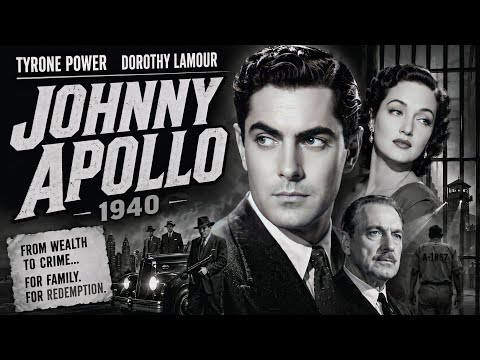 Johnny Apollo (1940) Tyrone Power, Dorothy Lamour, Edward Arnold / American Crime Drama Film