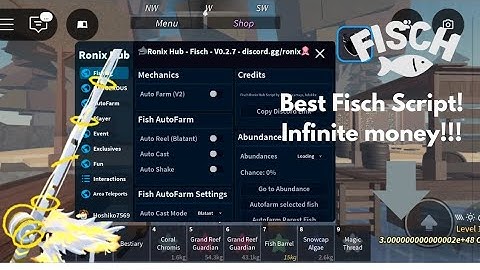 [UPD] Roblox Fisch Script|Ronix Hub|*No Key* - Auto Fish, Auto Kraken, Inf money and Unlock all rod