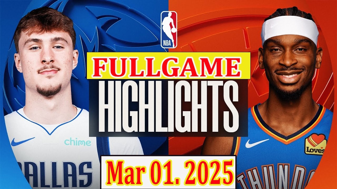 Dallas Mavericks vs Oklahoma City Thunder FULLGAME Qtr Mar 01.2025 Highlights | NBA