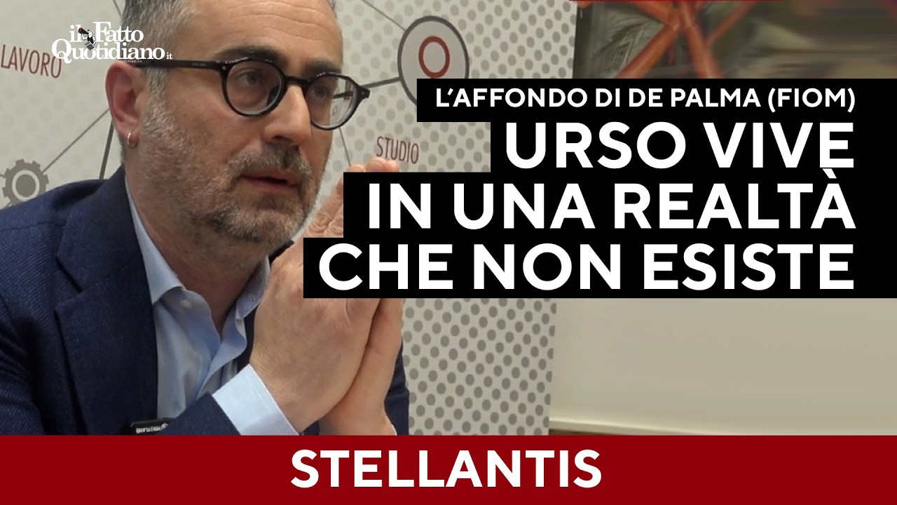 Stellantis, De Palma (Fiom) gela Urso: 
