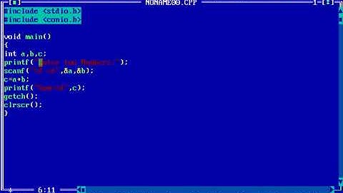 C Language Program for Adding,Subtracting,Multiplying,Dividing Two Numbers