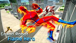 Grand Robot Super Flame Hero game, all levels complete! Android Game play walkthrough! #superhero screenshot 2