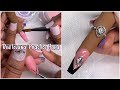 Red Iguana Practice Finger Bling Nail | Beginner Nail Tutorial | Cassandra Olivia